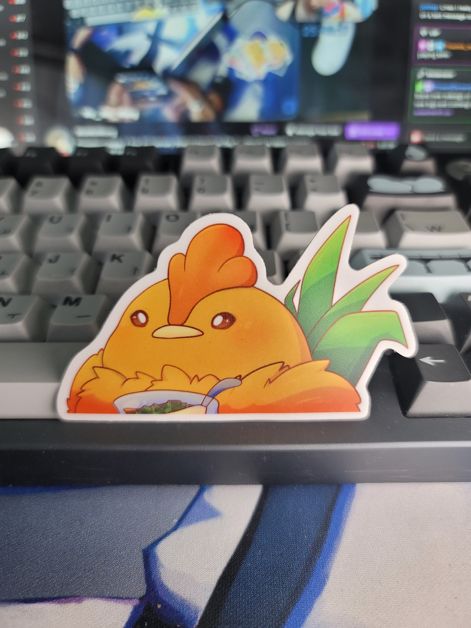 Zodiac Rooster - Baby Peeker Sticker product image (1)