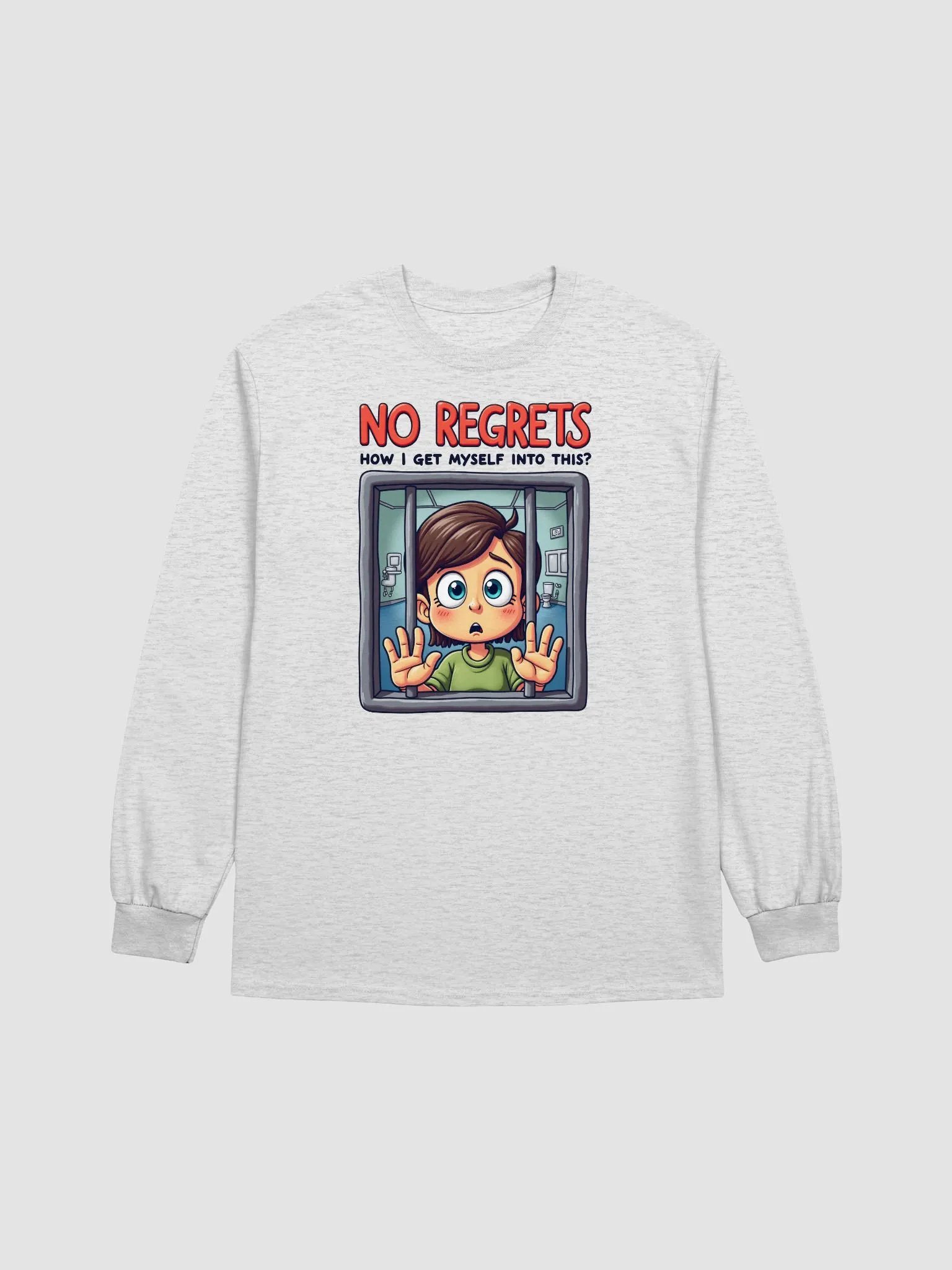No Regrets Behind Bars Long Sleeve Tee product image (10)