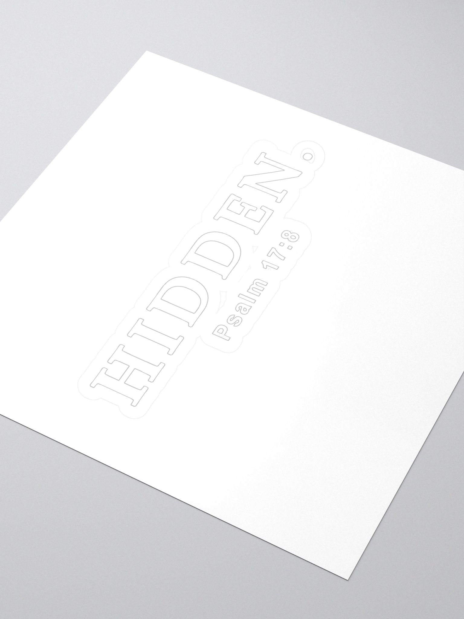 Hidden. Psalm 17:8 product image (3)