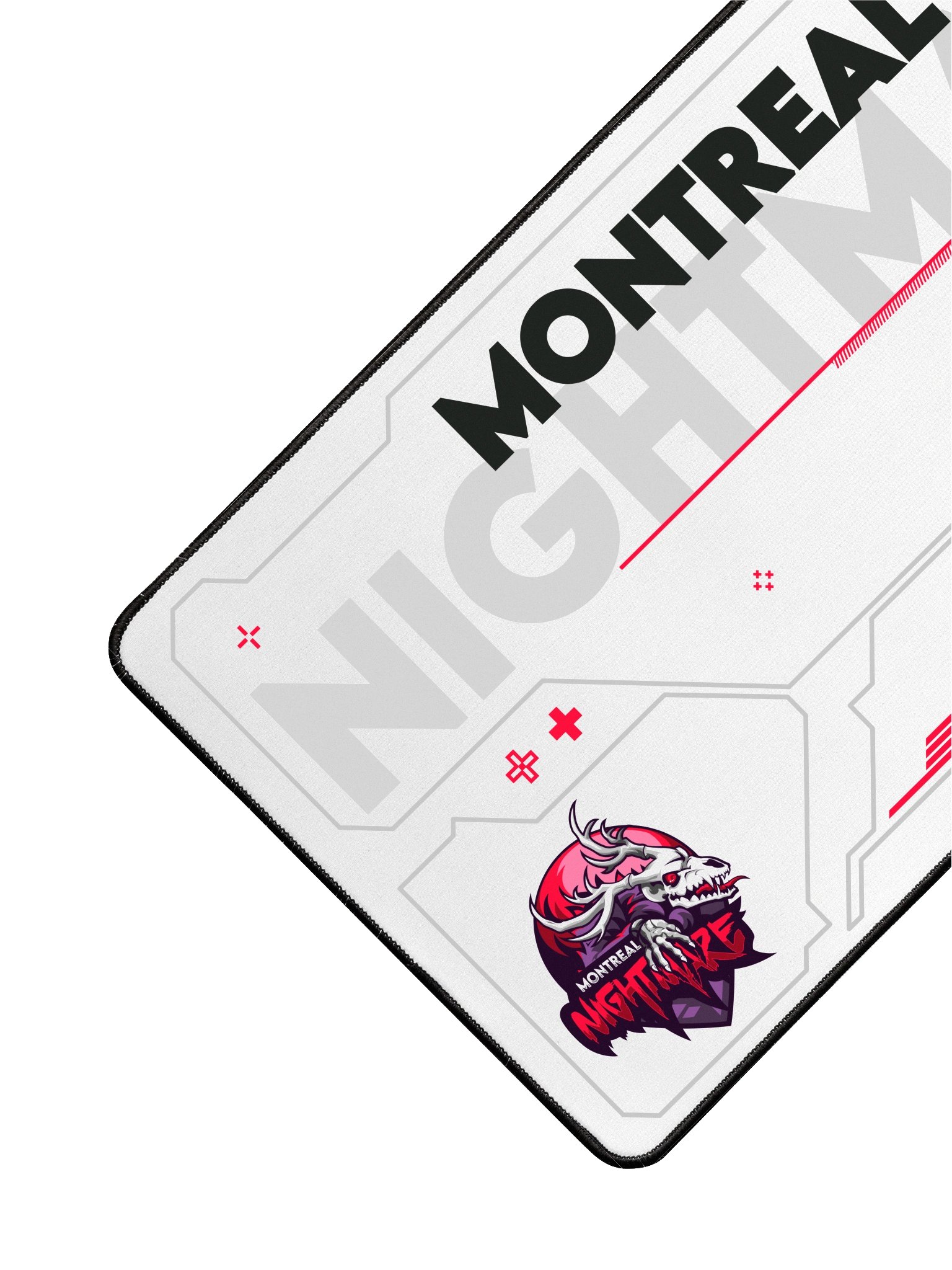 Montreal Nightmare White Desk Mat product image (3)