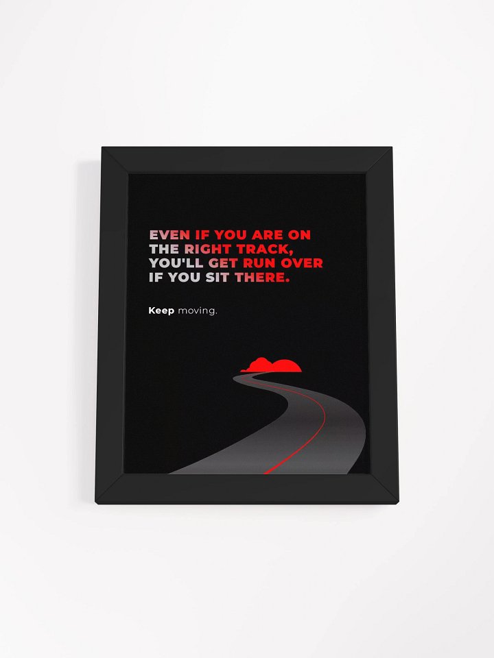 Motivational Wall Art, Wood Framed Poster product image (2)