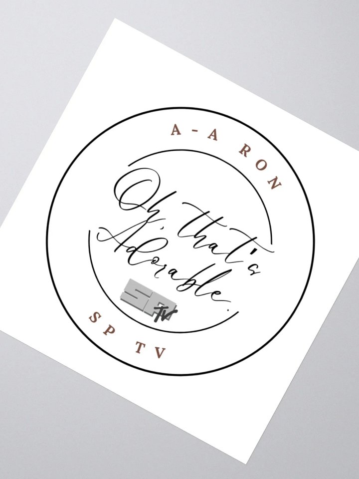 Oh That's Adorable - A-A Ron Sticker product image (6)