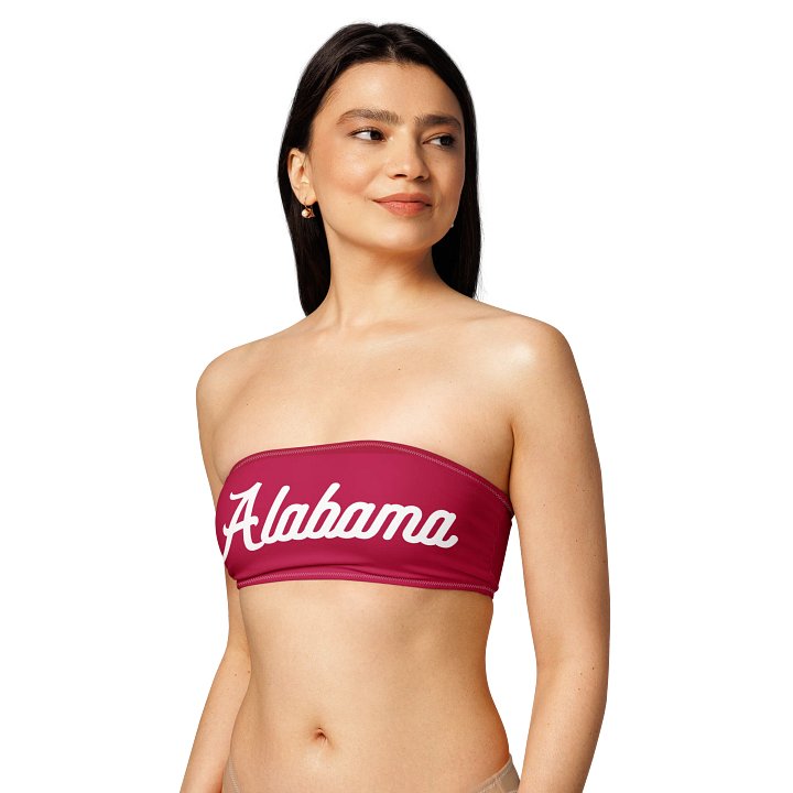 ALABAMA SORORITY SLAYER Bandeau Bikini Top product image (1)