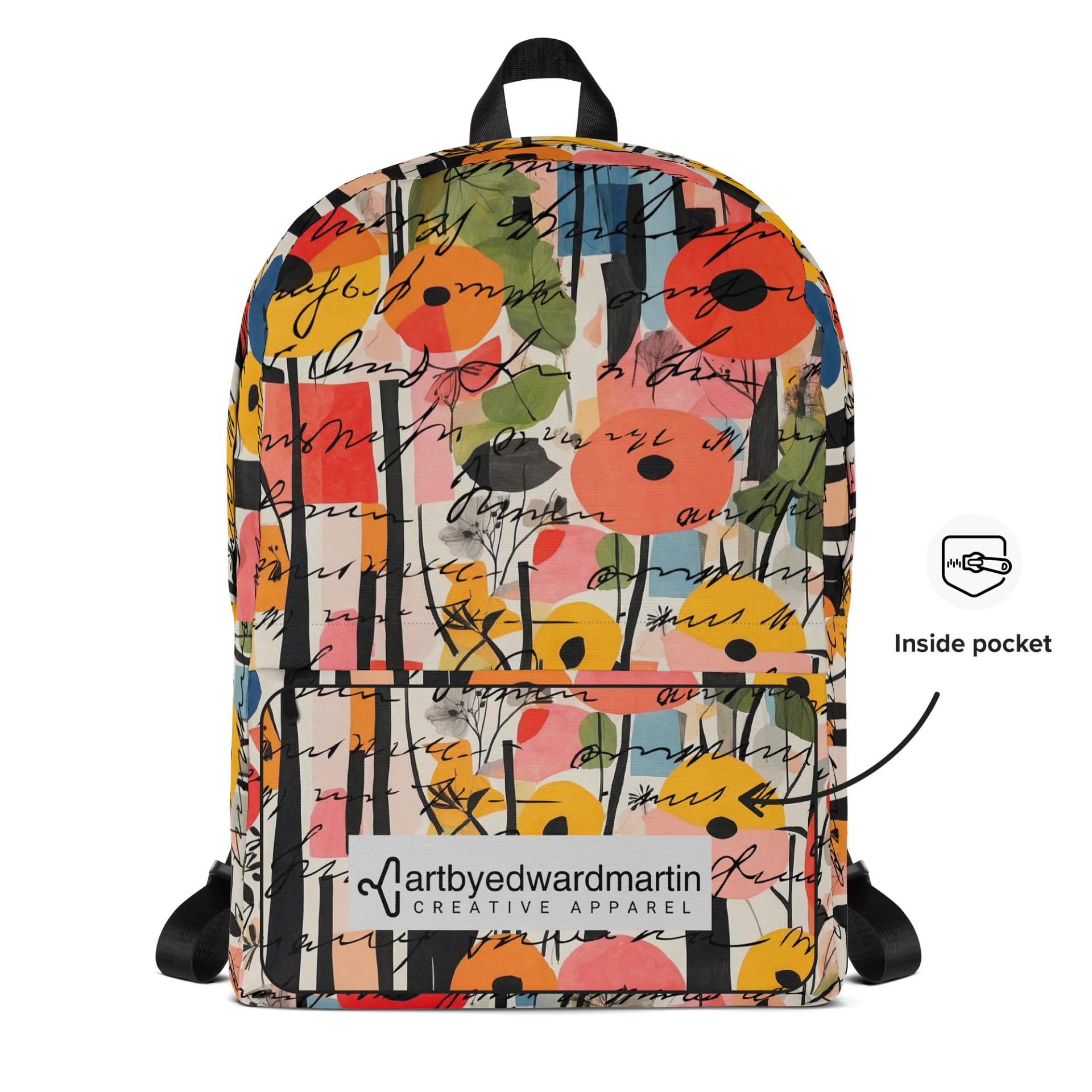 Floral Fusion All-Over Print Backpack product image (5)