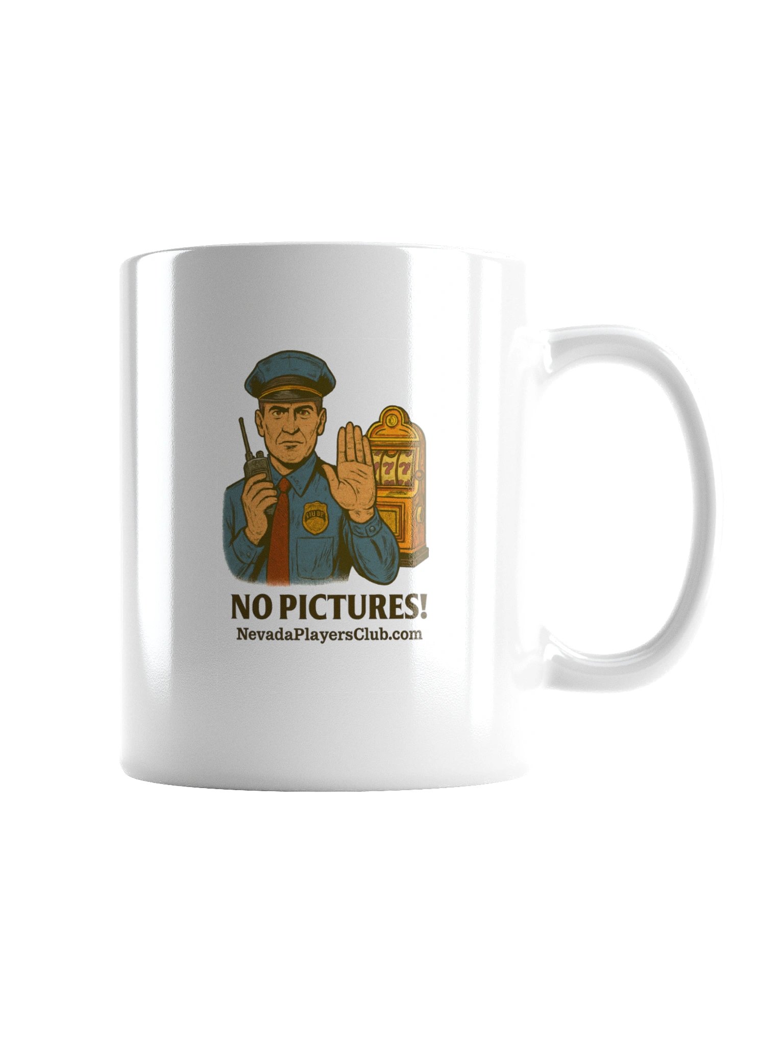 White NO PICTURES Mug - Uniform Edition product image (4)