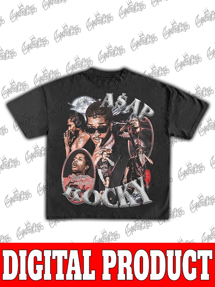 A$AP Rocky Lord Pretty Flacko Jodye Harlem Rap AWGE Vintage Hip-Hop Bootleg Graphic product image (1)