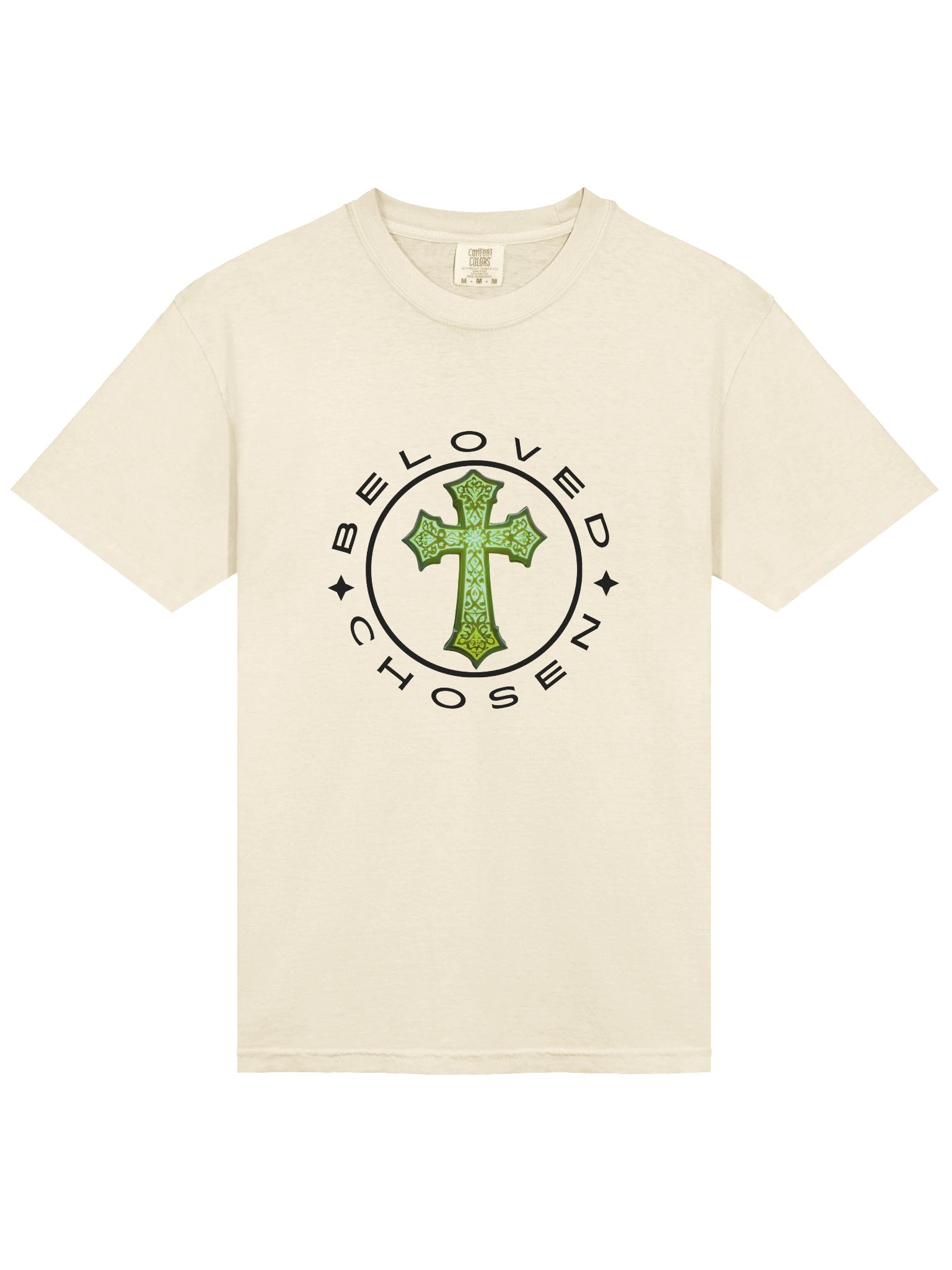 Celtic Cross " Beloved & Chosen" Comfort Tee product image (3)