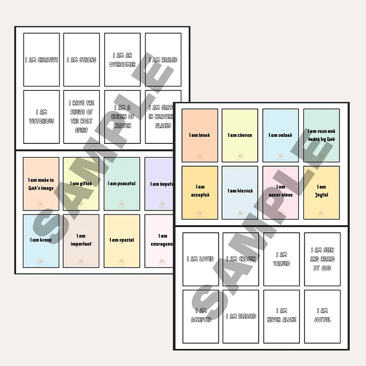 Biblical Affirmation Cards product image (1)