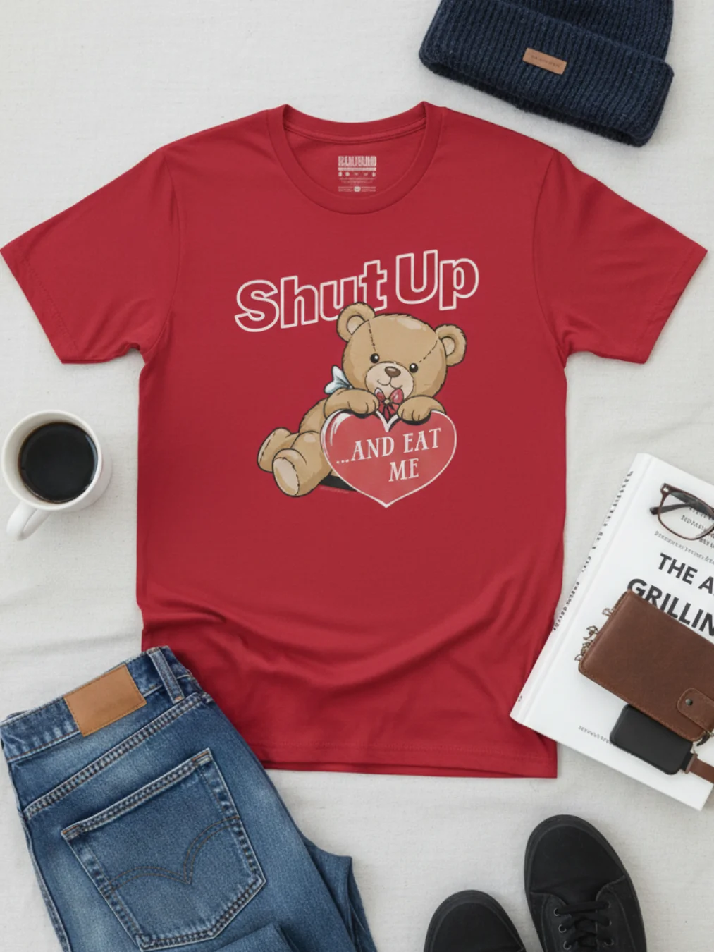Shut Up and Eat Me Bear T-Shirt product image (3)