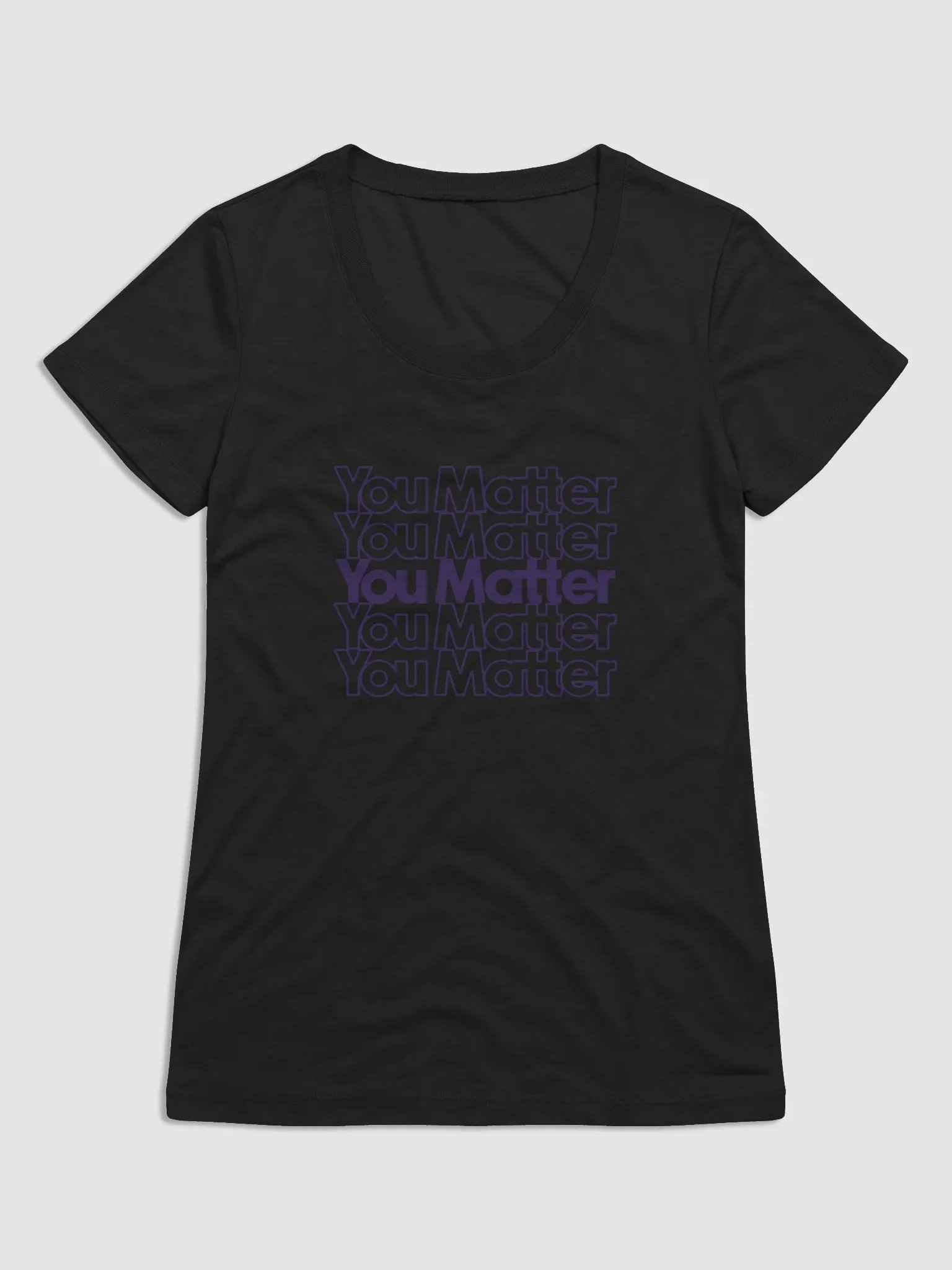You Matter Fade Women's Cut Tee product image (2)