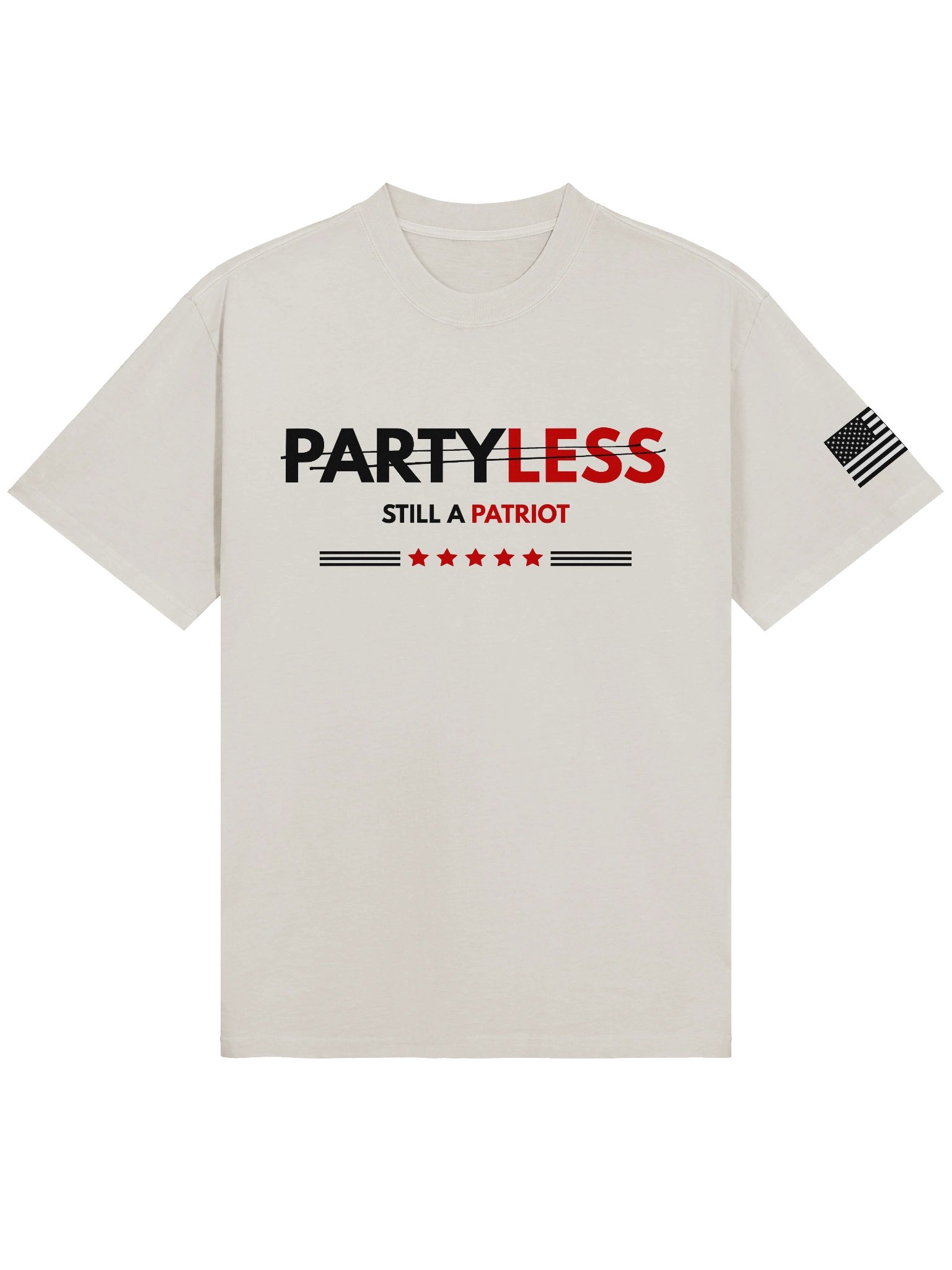 Oversized Faded PARTYLESS Tee product image (17)