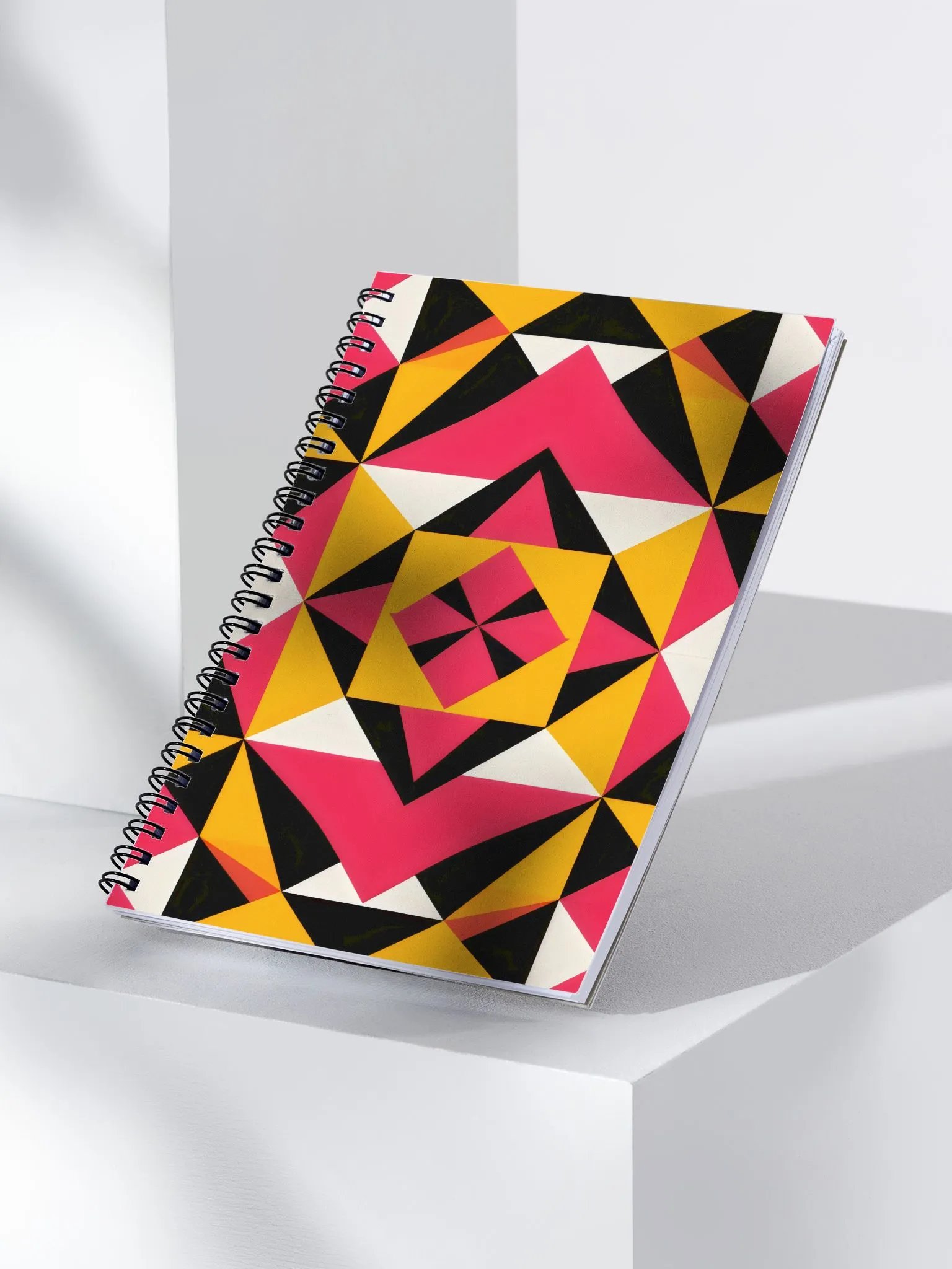 Geometric Harmony Spiral Notebook product image (3)