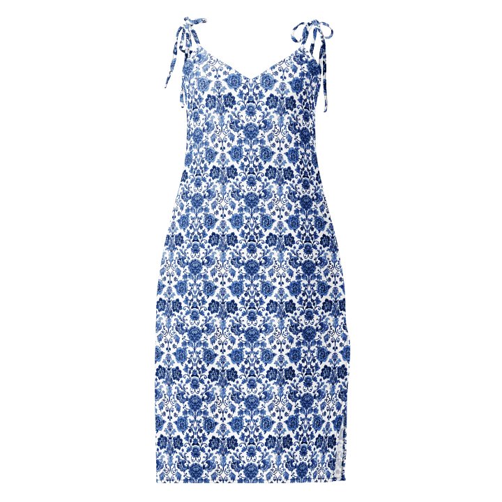 Blue Floral Porcelain Dress product image (2)