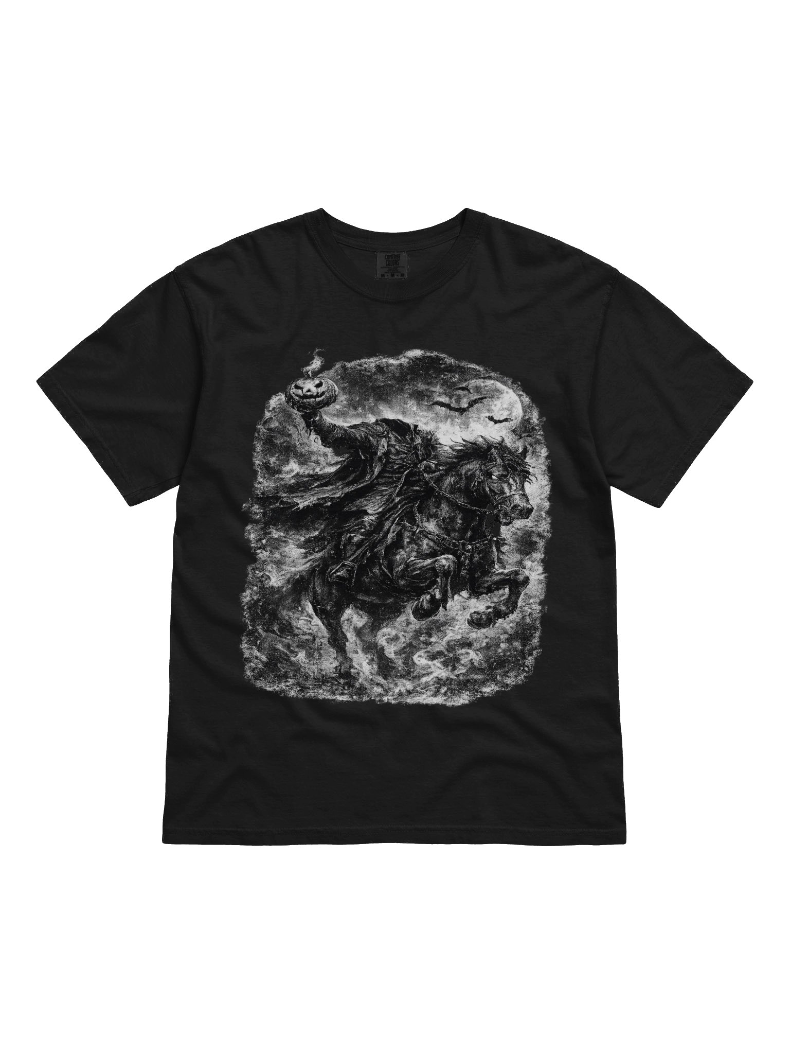 Headless Horseman Graphic Tee | Vintage Halloween Gothic Shirt product image (7)