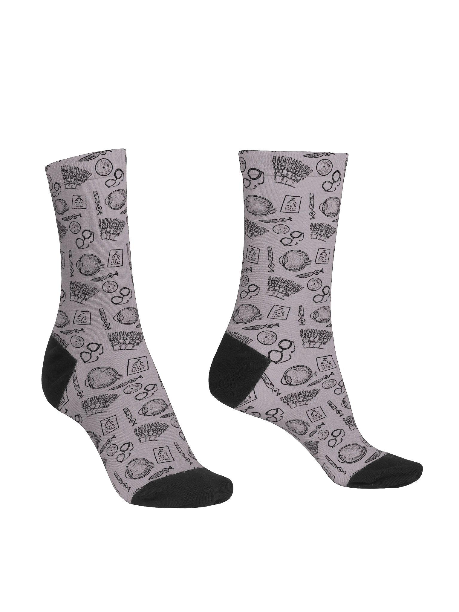 Ophthalmology Sketches Socks product image (1)