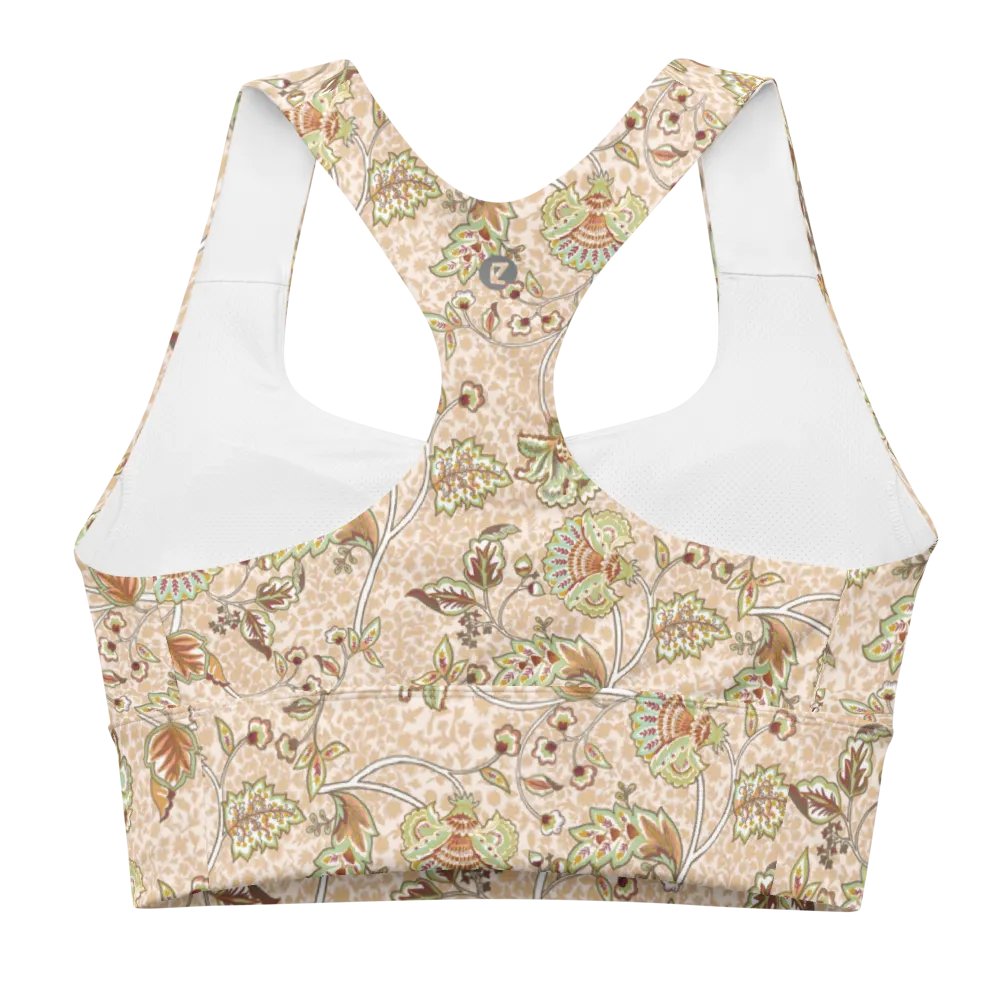 High-Impact Bra "Elegant Neutral Beige Chintz" product image (3)