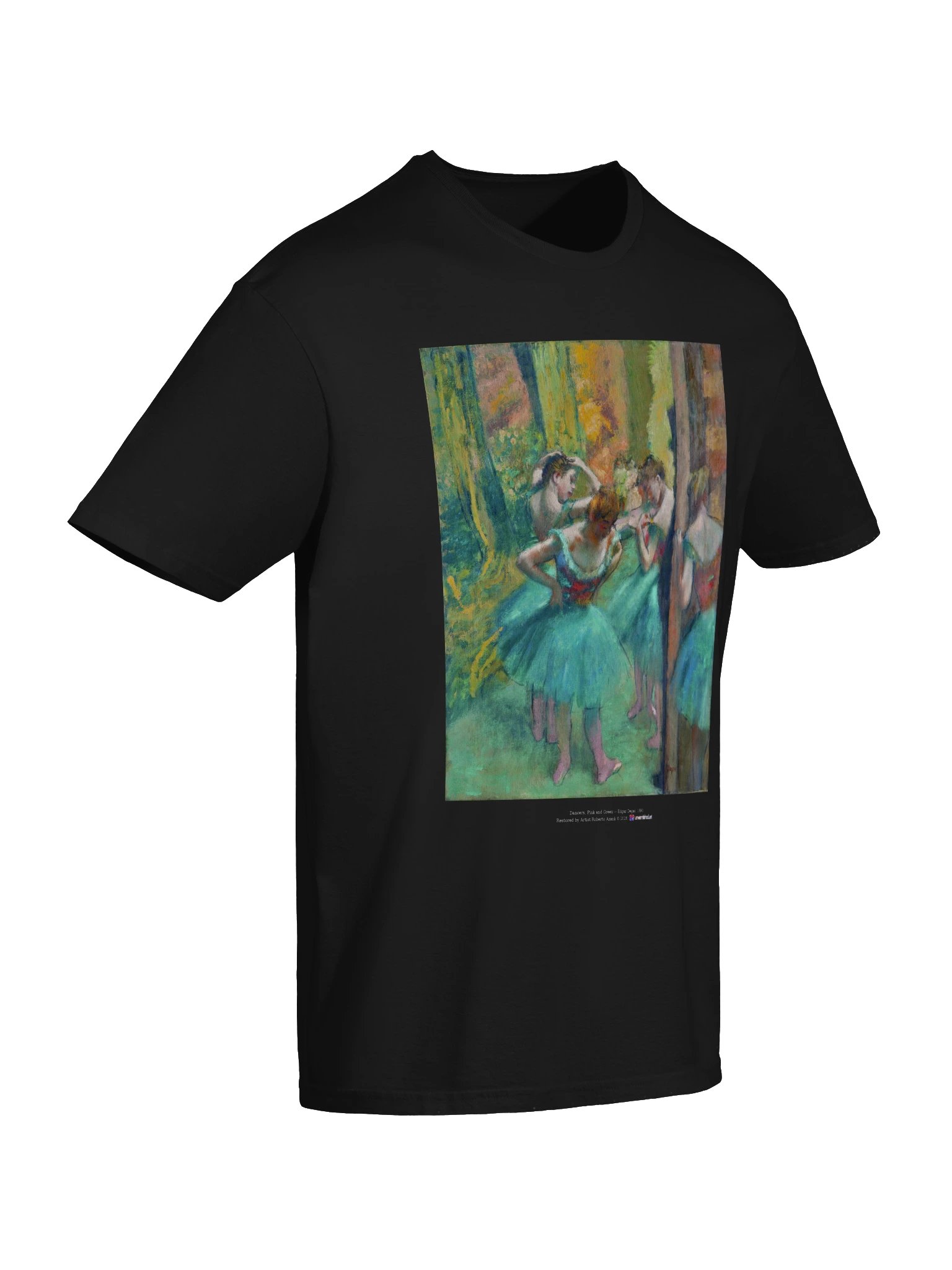 Dancers, Pink and Green — T-Shirt product image (6)