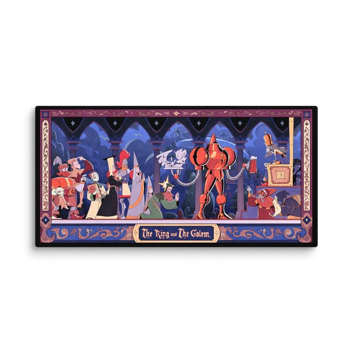 The King and The Golem - Canvas print product image (2)