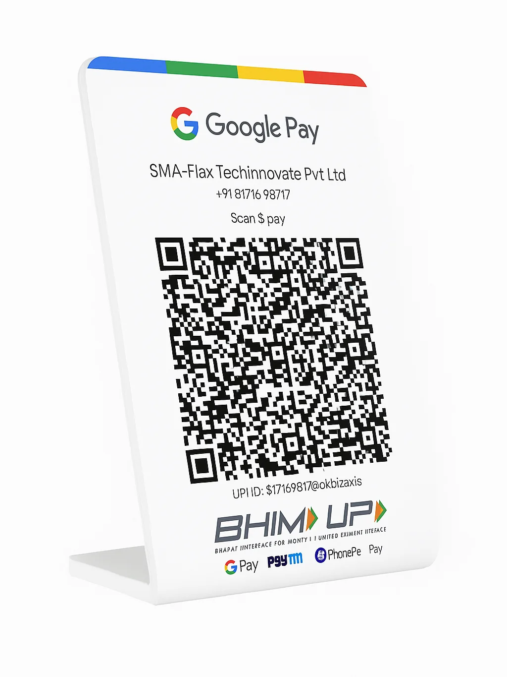 NFC + QR Contactless Payment Stand (PayPal Compatible) product image (1)