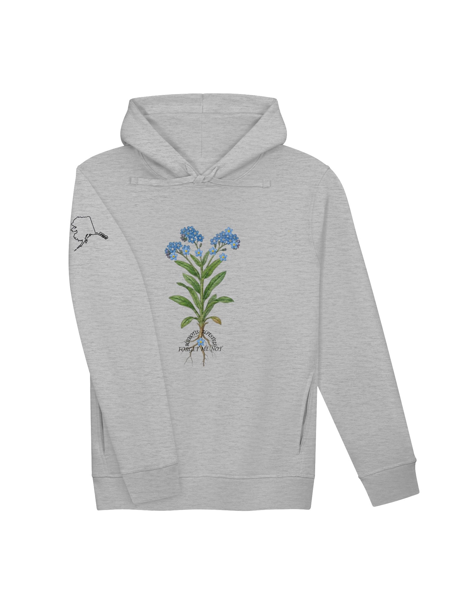 DELUXE "FORGET-ME-NOT" SIDE POCKET HOODY product image (3)