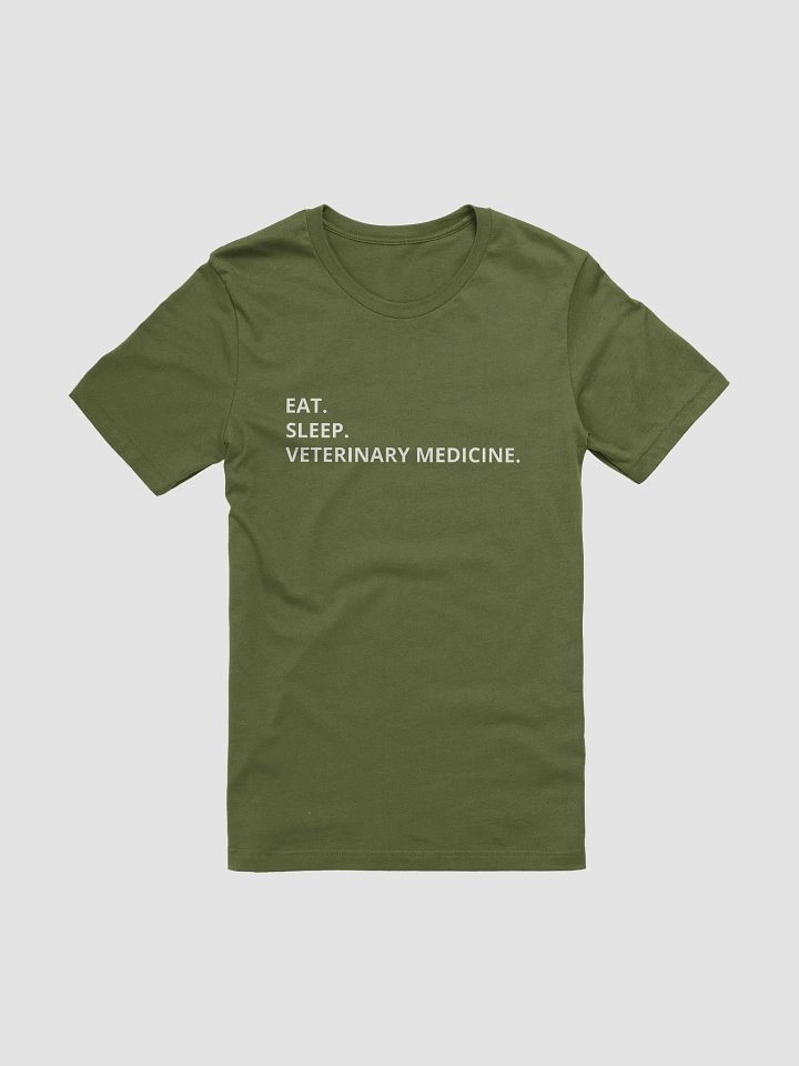 "Eat, sleep, veterinary medicine" t-shirt product image (1)