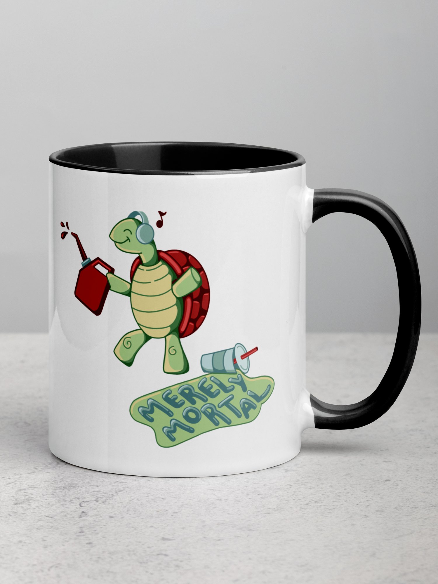 Exclusive Merely Mortal's Dancing Gas Station Turtle Coffee/Tea Mug with Color Inside product image (32)