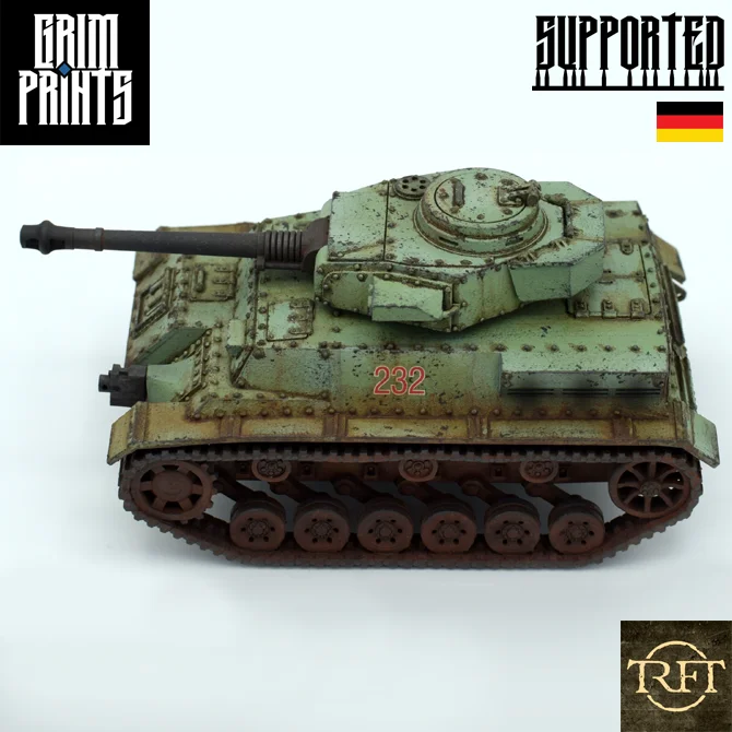 Grim StuG OR Grim Panzer IV Tank STLs product image (1)