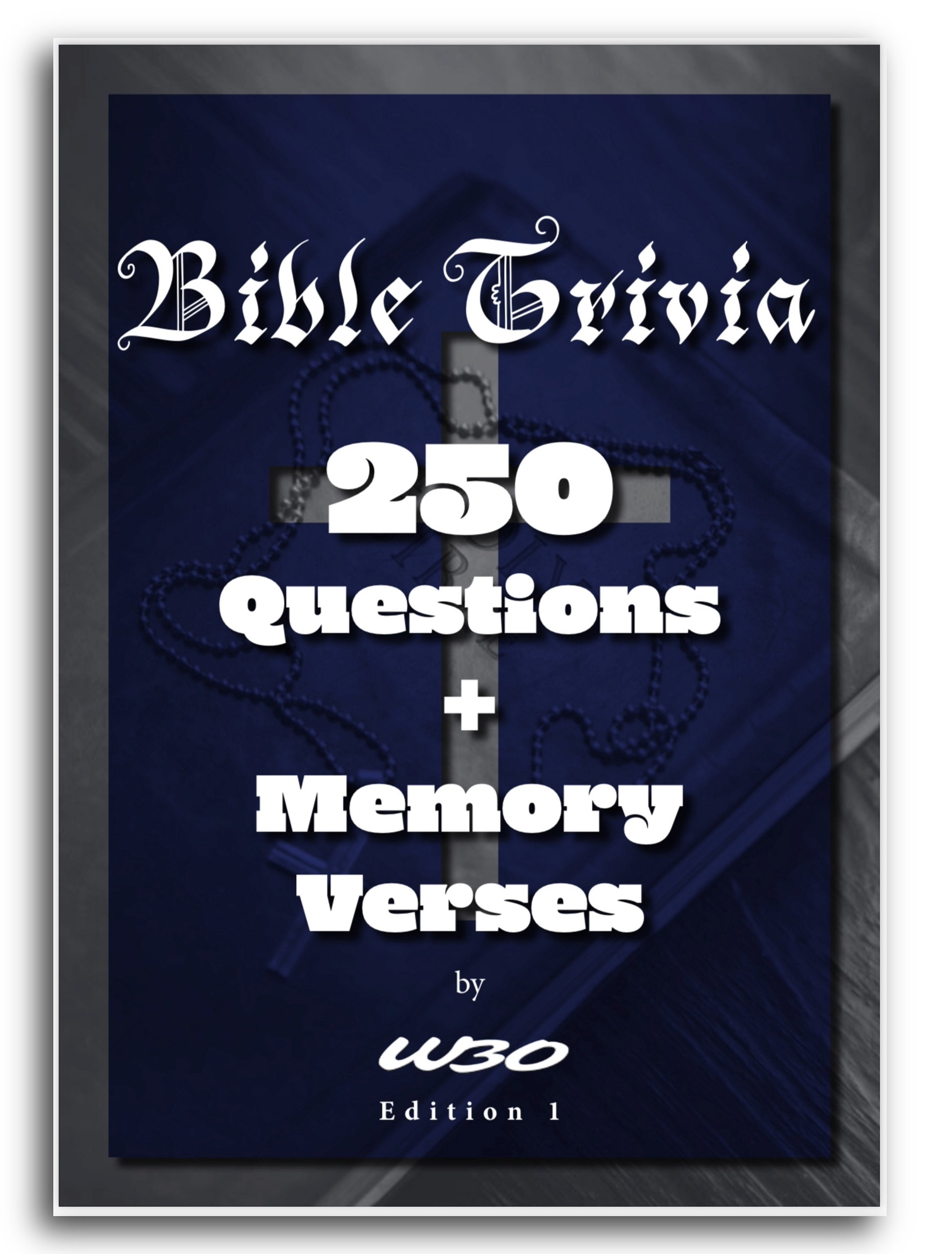 Bible Trivia E-Book - 250 Trivia Questions and Answers Edition 1 product image (1)
