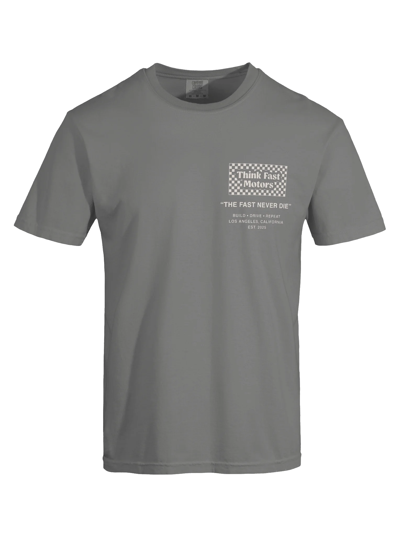 The Fast Never Die Tee - Grey product image (5)