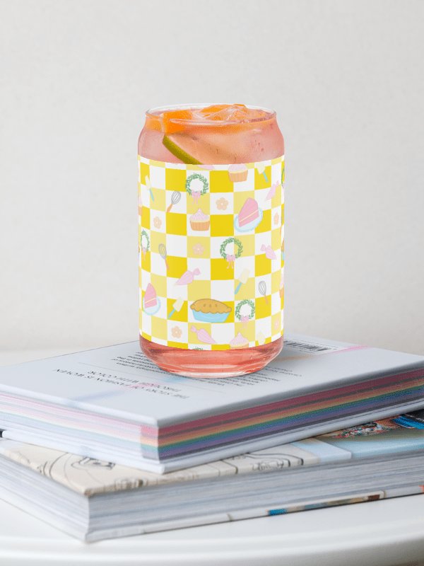 Bakers Dream Pattern Glass Tumbler product image (1)