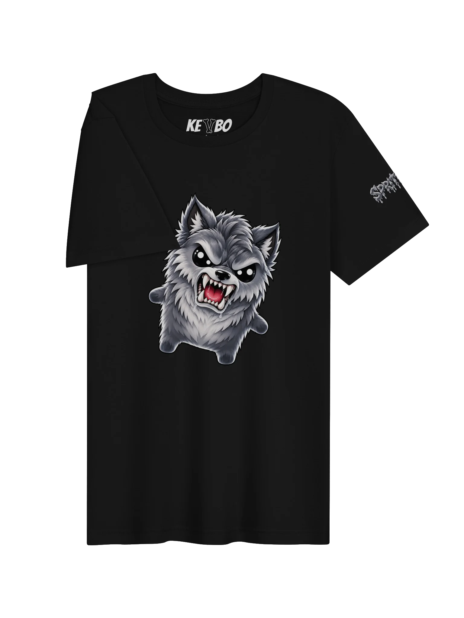 SPRITEFEST "Evil Wolf Sprite" ADULT Black T-Shirt product image (3)