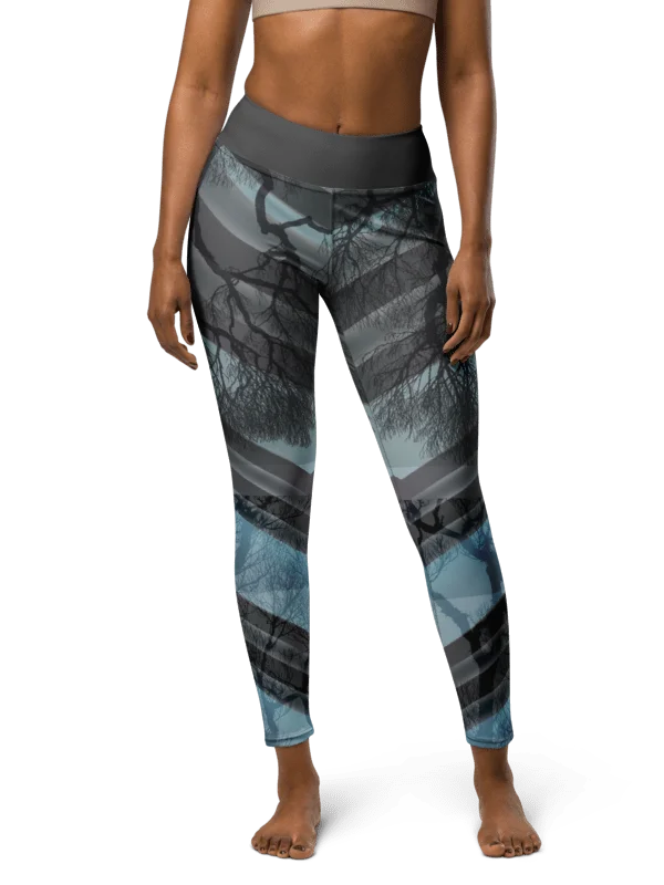 Gray Wood-Yoga Leggings product image (7)
