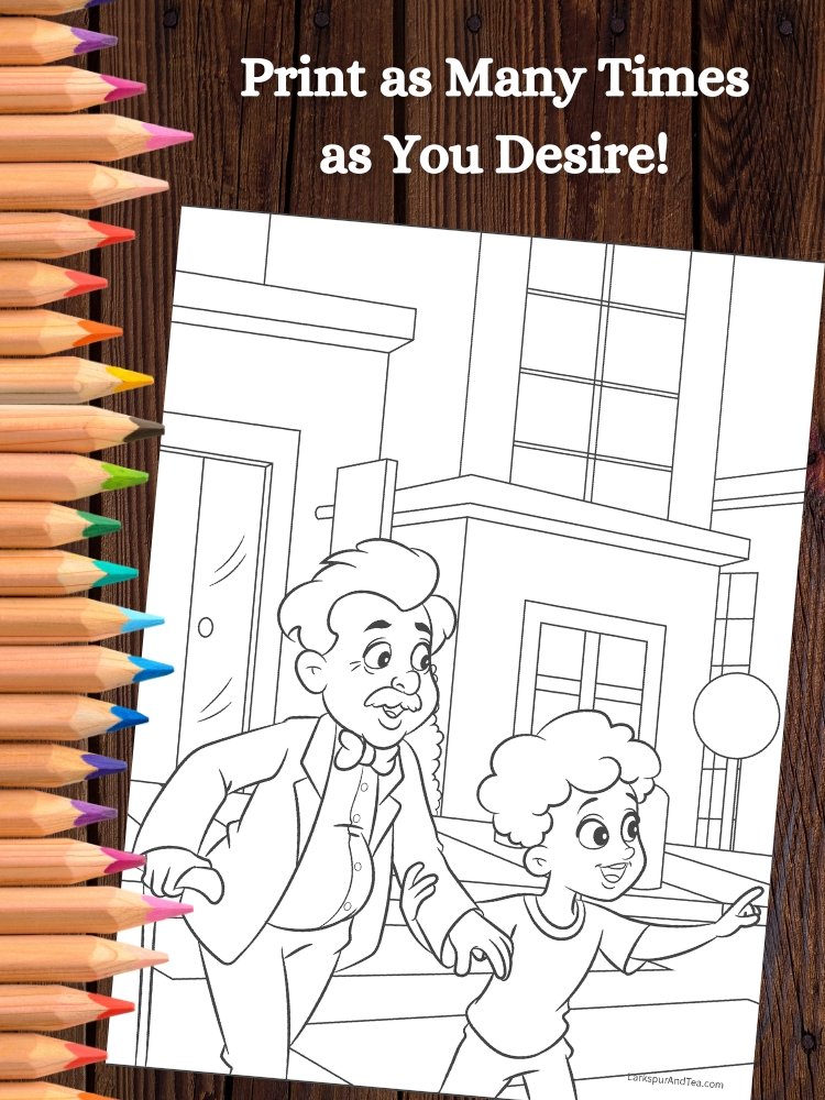 Service Week Coloring Pages Kids Doing Community Service Printable Coloring Pages | Larkspur and Tea