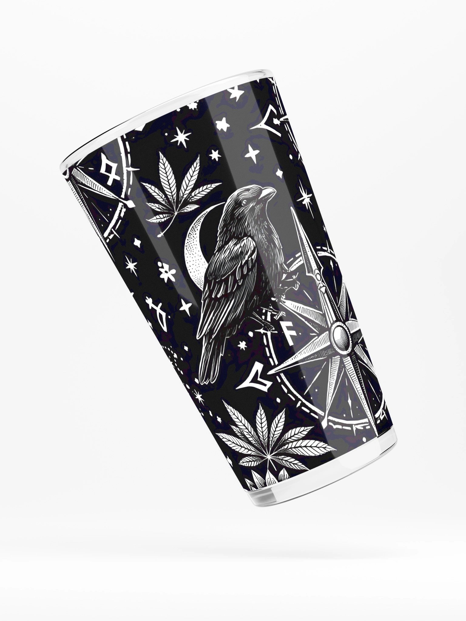 Norse Mystic Compass Shaker Pint Glass product image (4)
