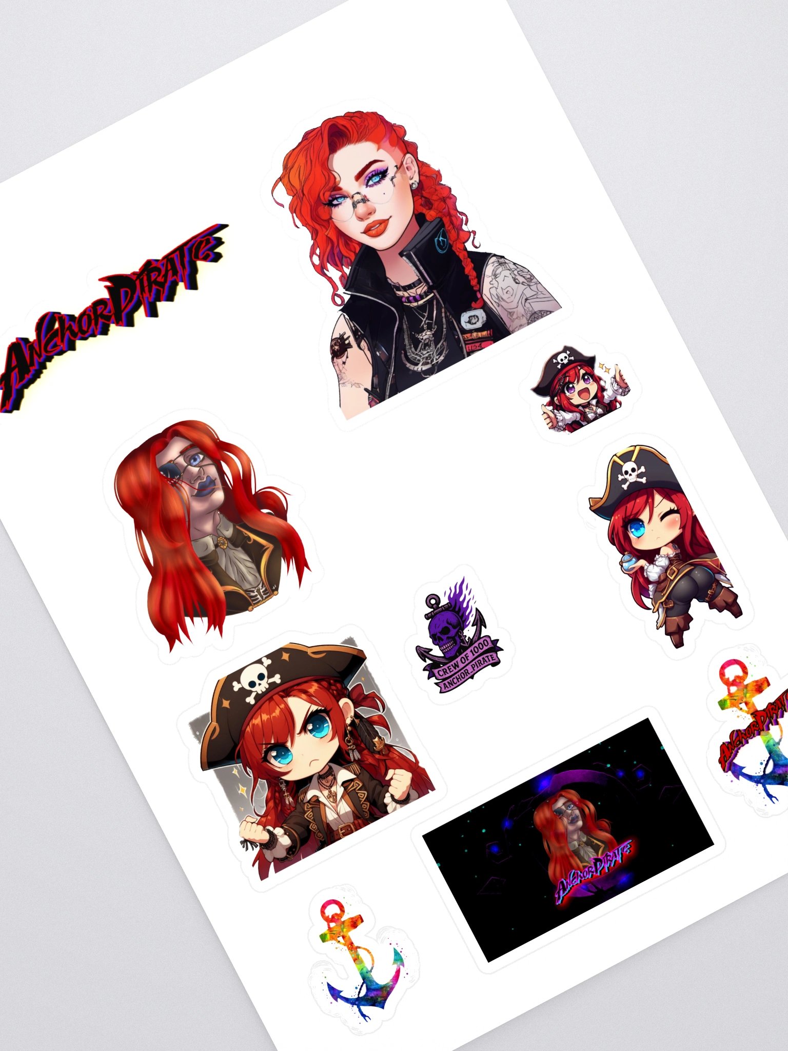 Anchor Pirate Multi Sticker Pack product image (1)