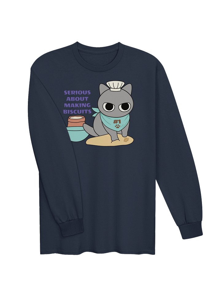 Biscuit Cat - Unisex Adult Long Sleeve T-shirt product image (5)
