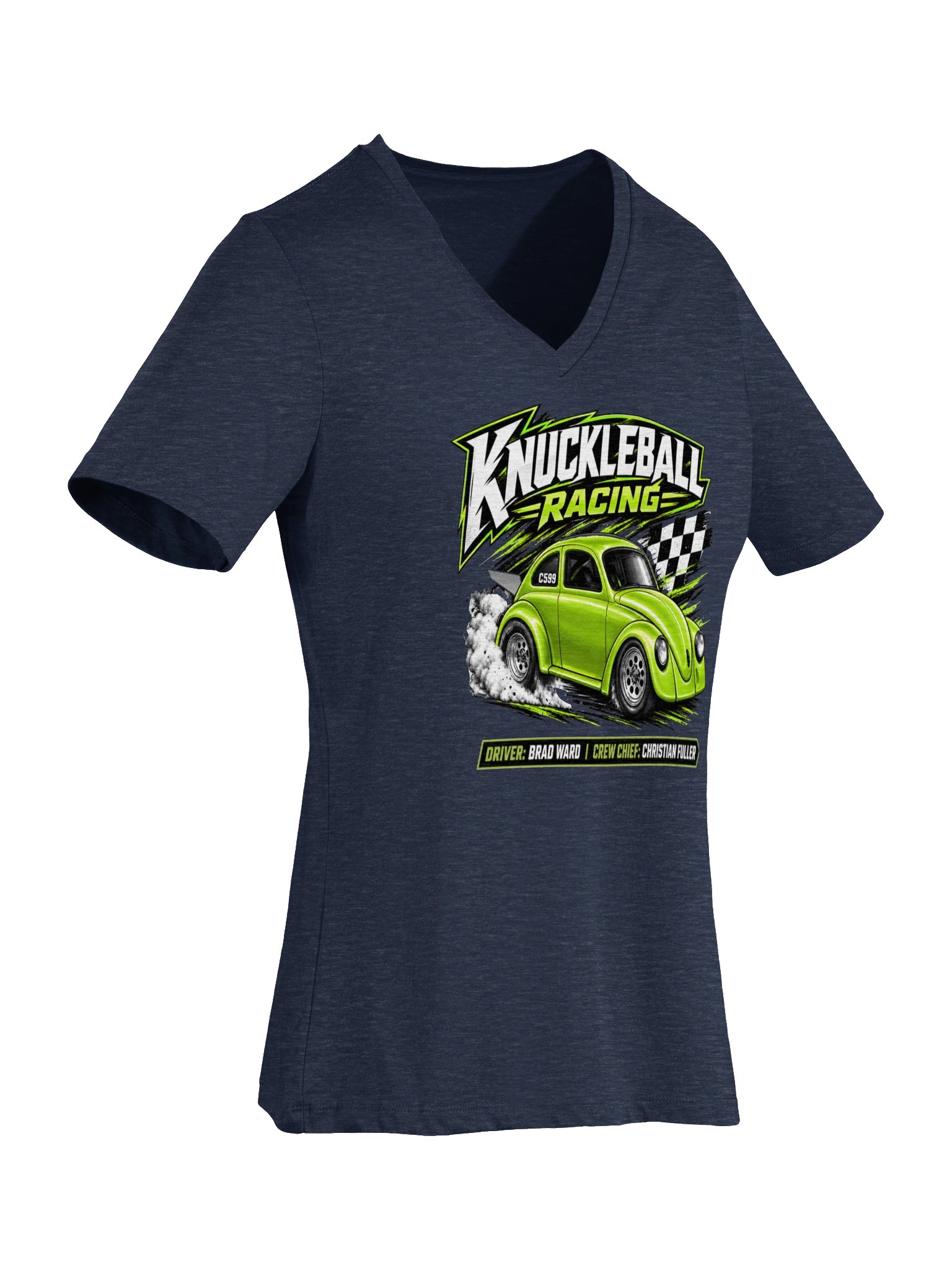 Womens Pit Crew V-Neck Tee product image (3)