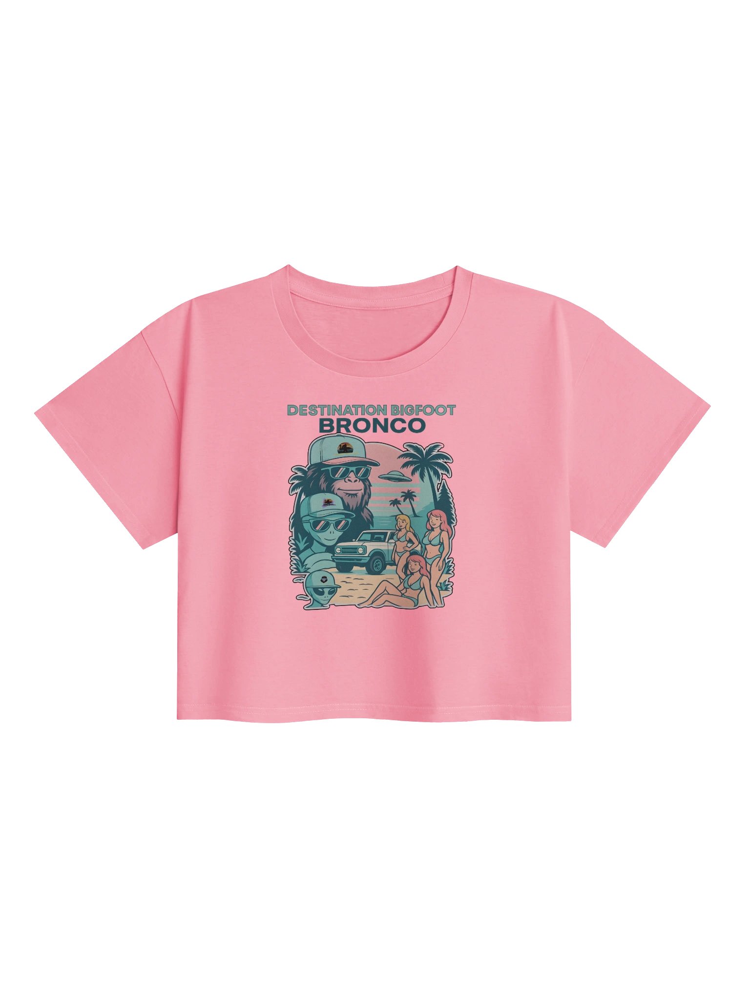 Destination Bigfoot Bronco Legends Of Sunset Best Friends Crop Top (Multiple Colors Available) product image (9)