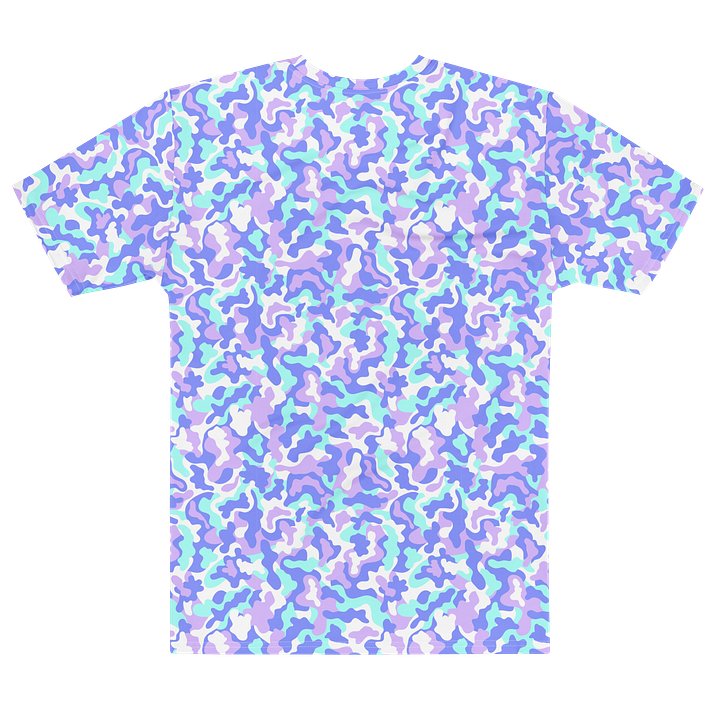 Colorful Camouflage Men’s Crew Neck T-Shirt product image (2)