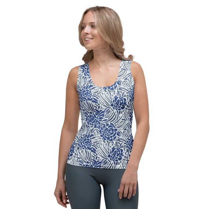 Blue Roses Women Tank Top product image (1)