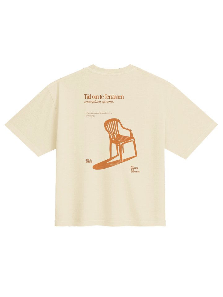 Terrastijd T-Shirt (Terrace Time in Dutch) International Version Unisex product image (2)