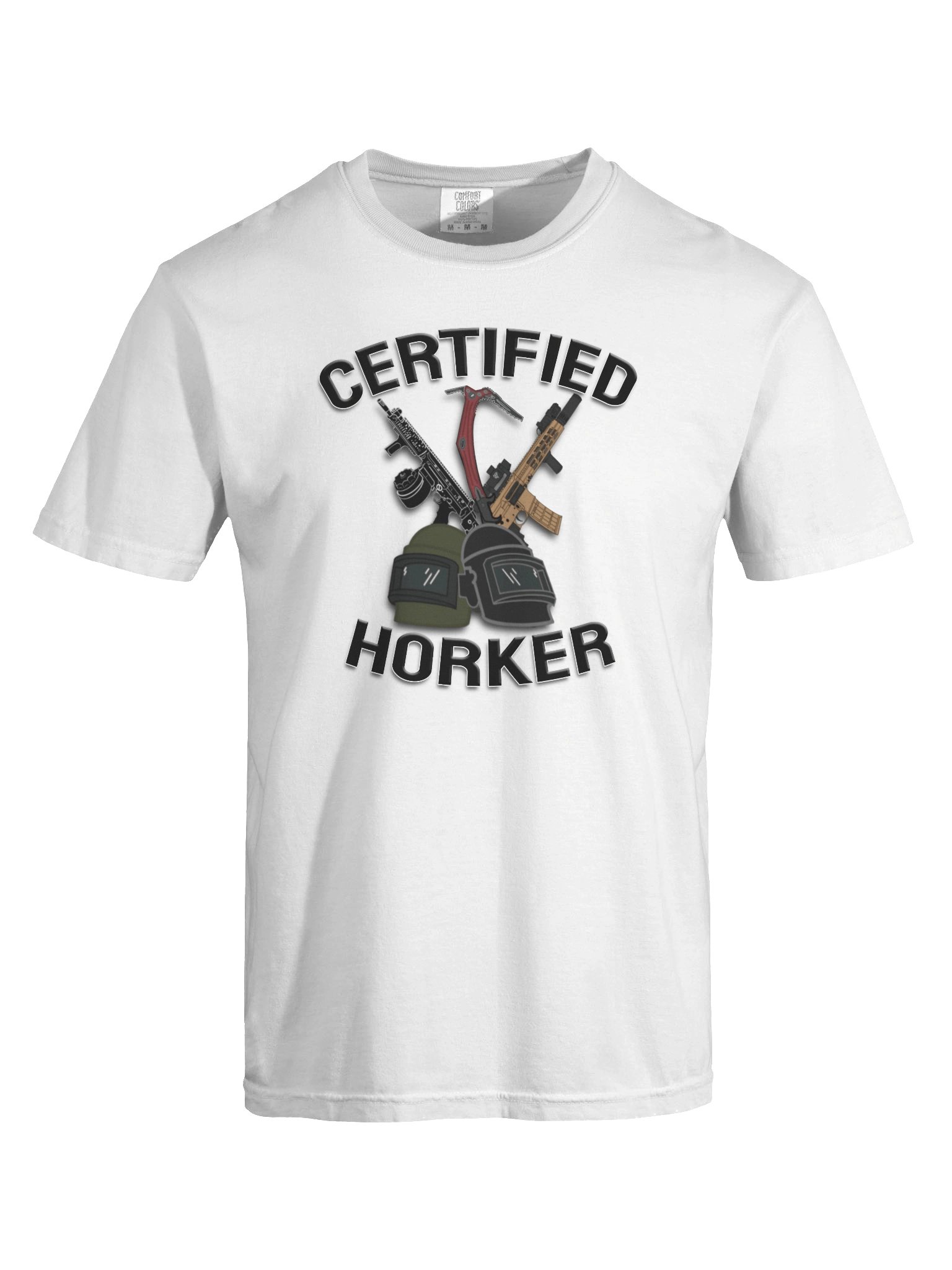 Certified Horker T-Shirt (Black Text) product image (5)