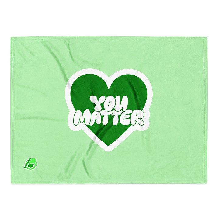 The Advertising Network | YOU MATTER Throw Blanket product image (2)