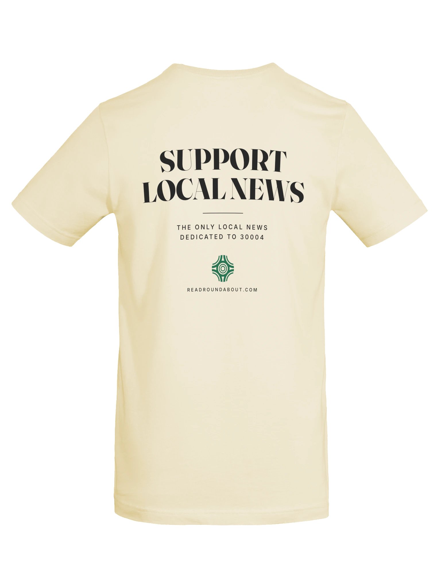 Support Local News Tee (Cream) product image (6)