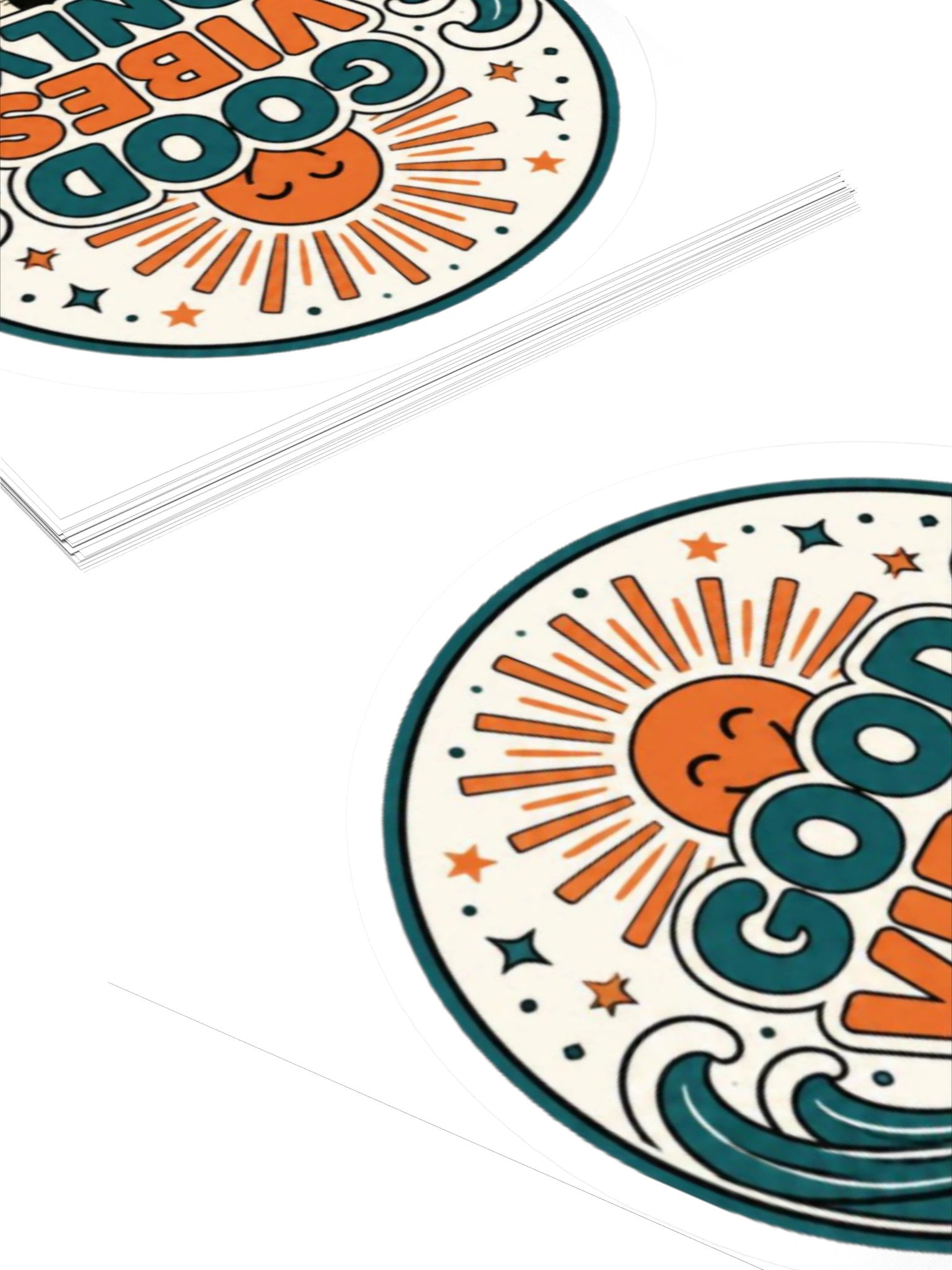 "Good Vibes Only" Kiss Cut Sticker product image (13)