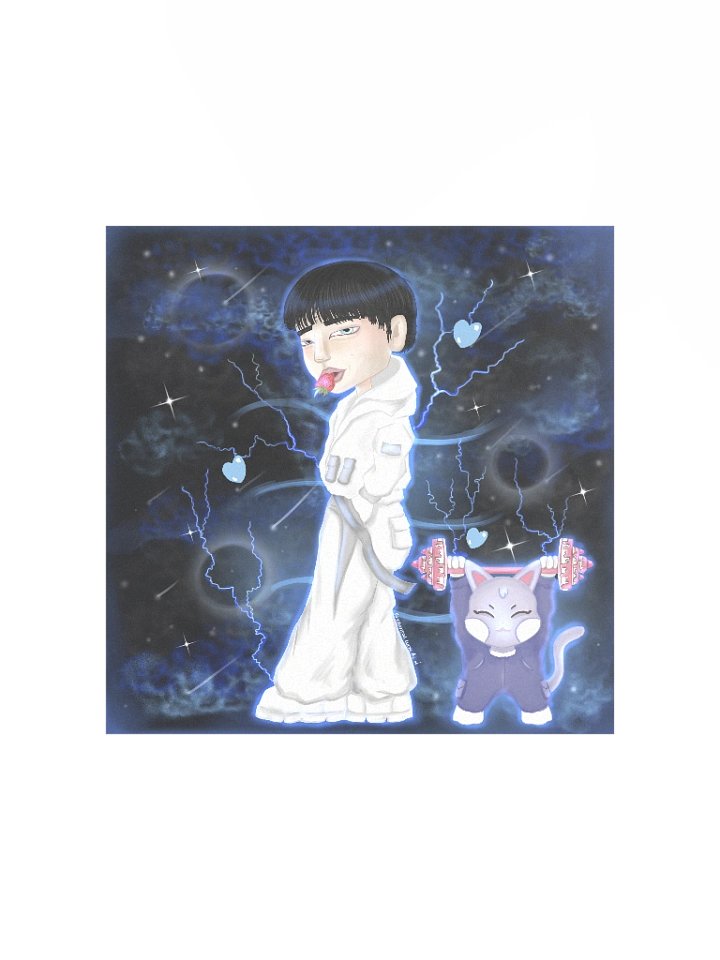 San Fanart Square Poster - Ateez product image (1)