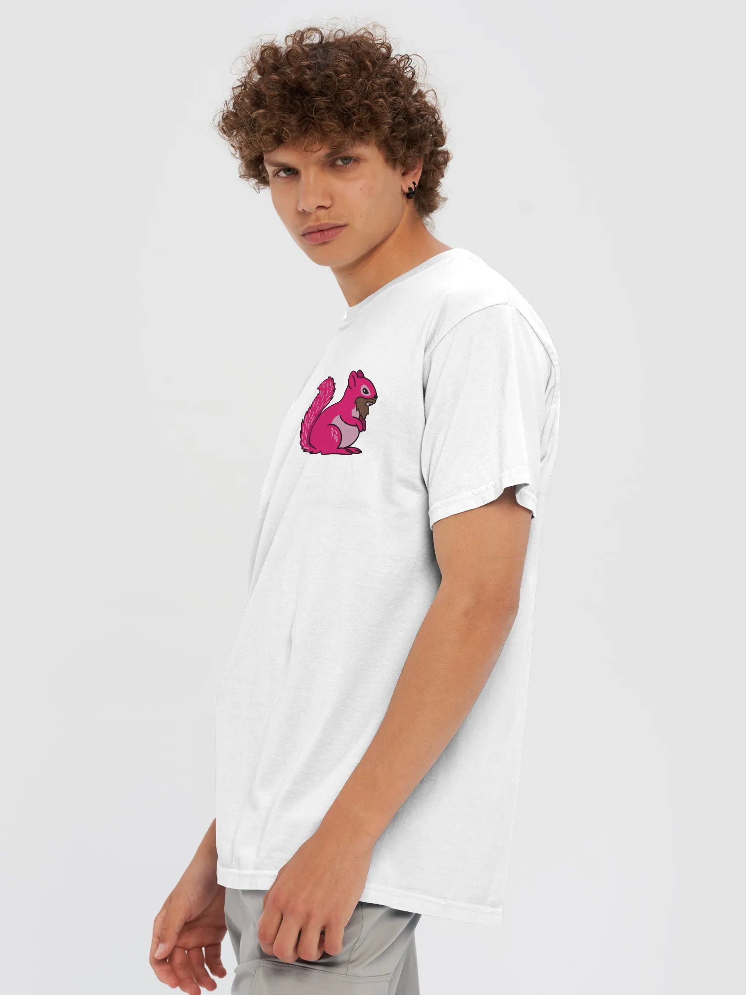 Emotional Support Squirrel - Graphic Print Cotton Tee product image (6)