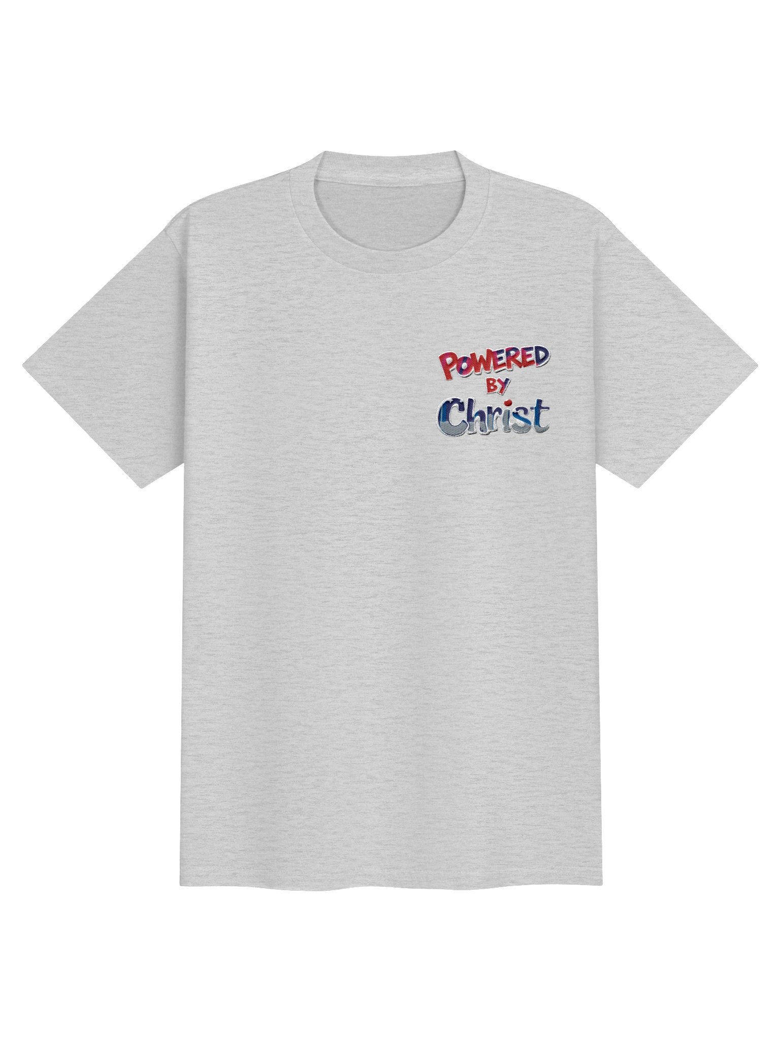 Embroidered Powered By Christ Boys T-shirt product image (3)