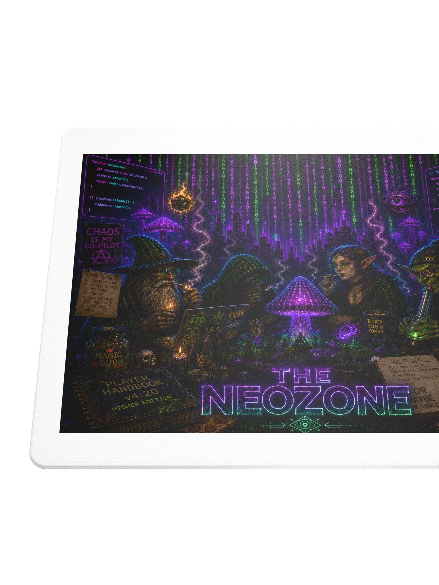 The Neozone Cyberpunk Gaming Mouse Pad product image (4)