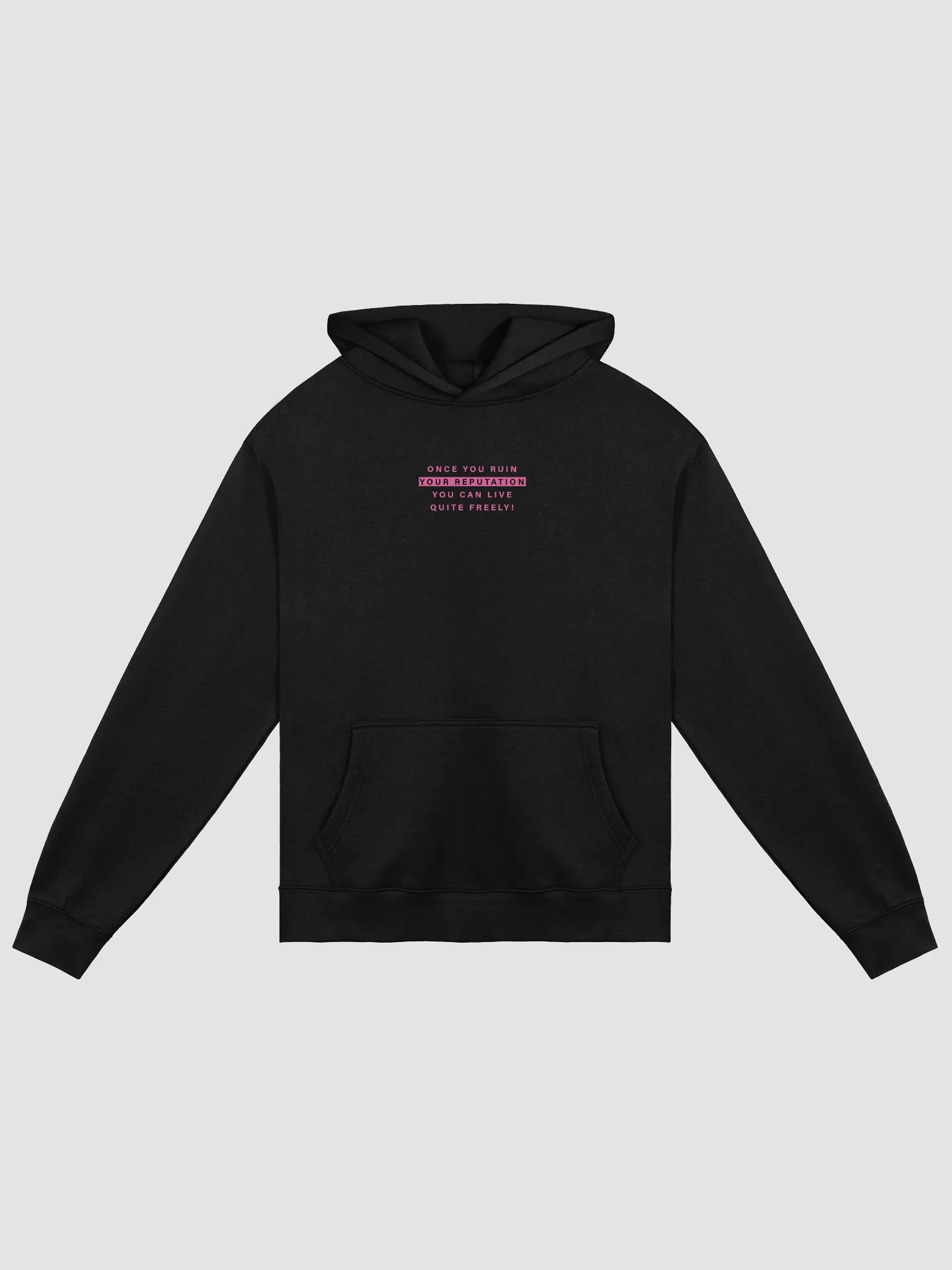 ruin your reputation hoodie black product image (1)